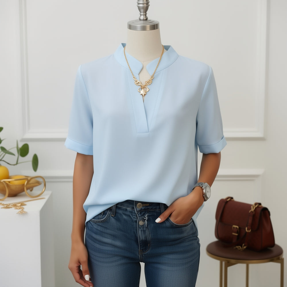 Lovisa™ – Bekväm V-ringad T-shirt