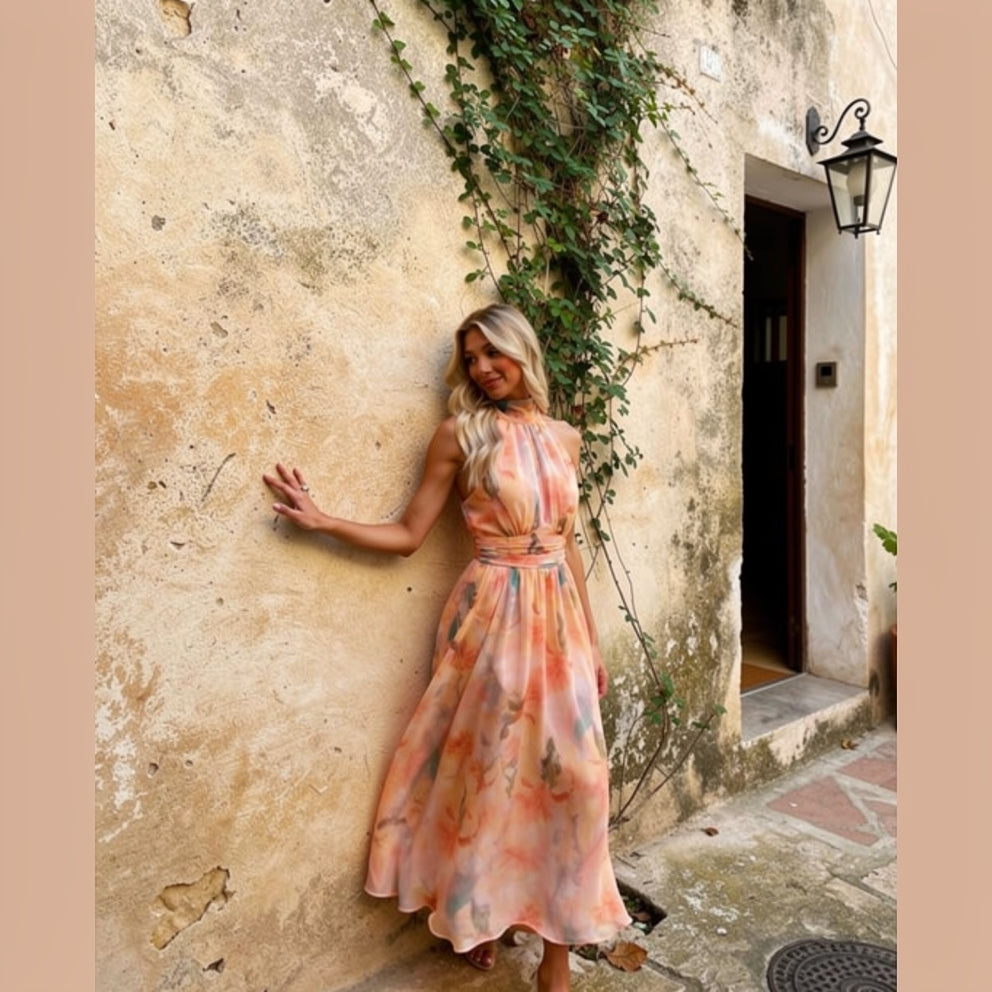 Elvira™ I Peach-Hour Dress