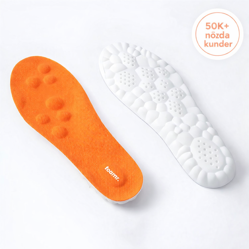 Foamr® massageinlägg – Lindrar hälsporre och plantar fasciit