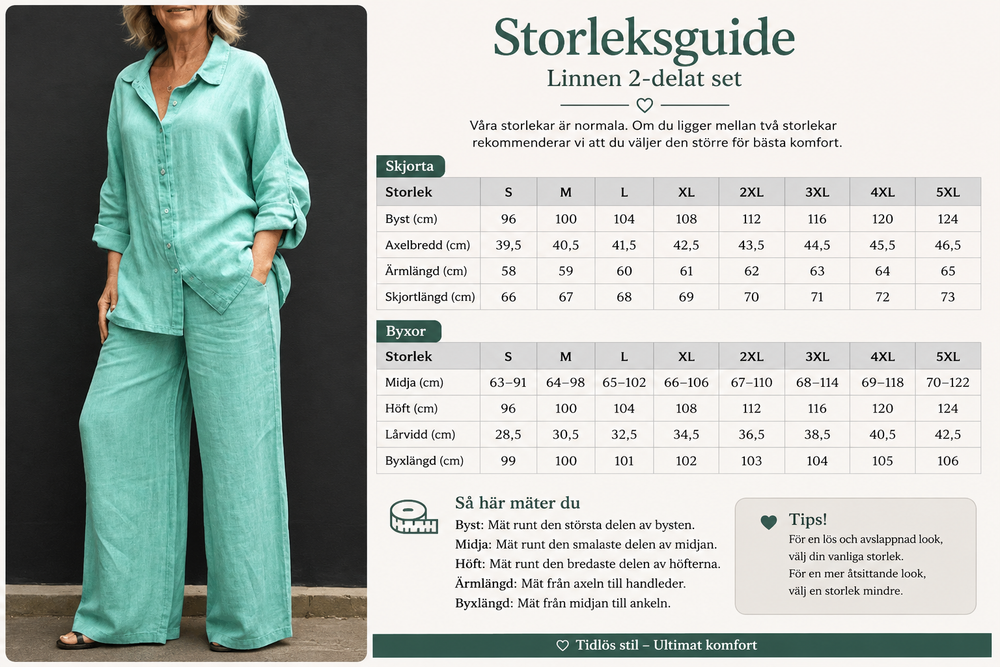 Siv™  vintage långärmat set med button-down-blus och lösa raka byxor för kvinnor