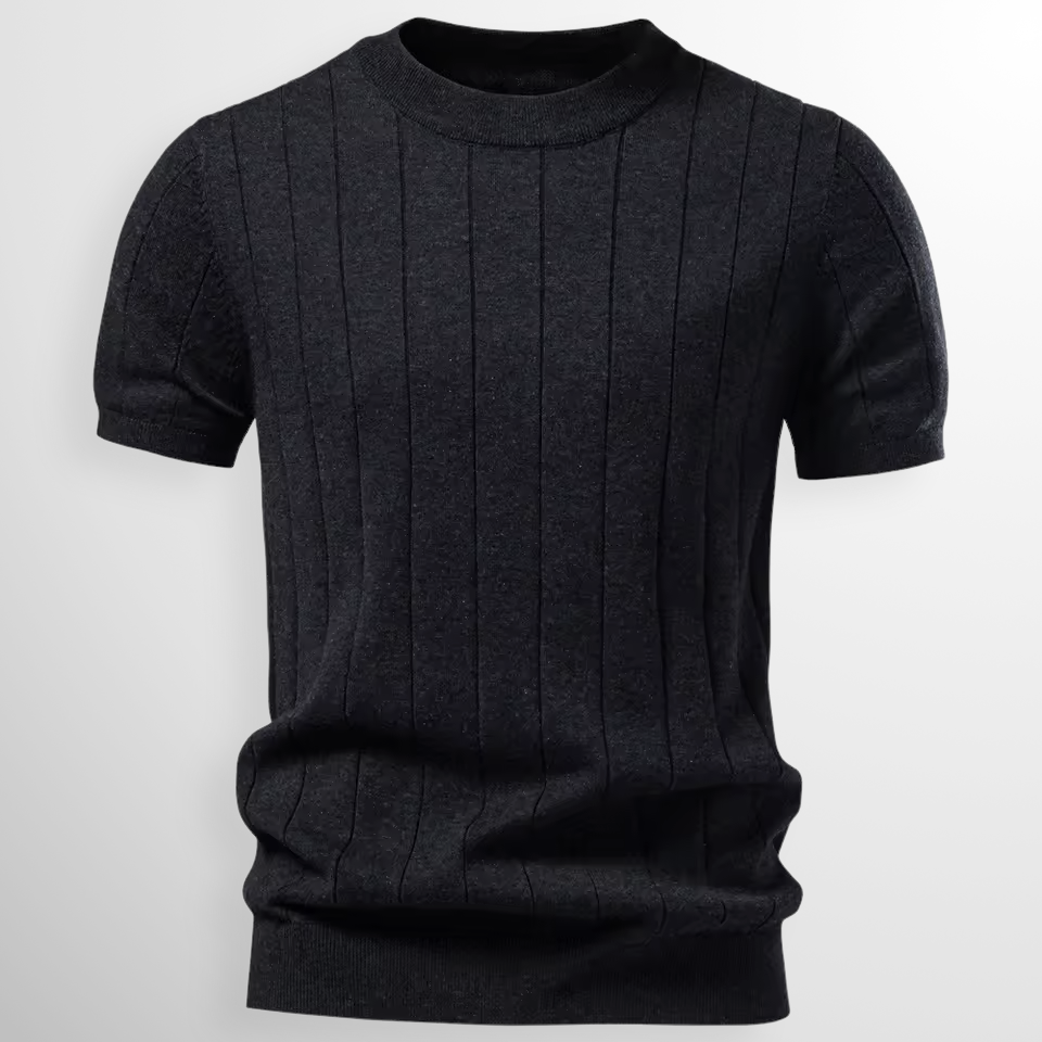 Luca | Lyxig ribbad t-shirt