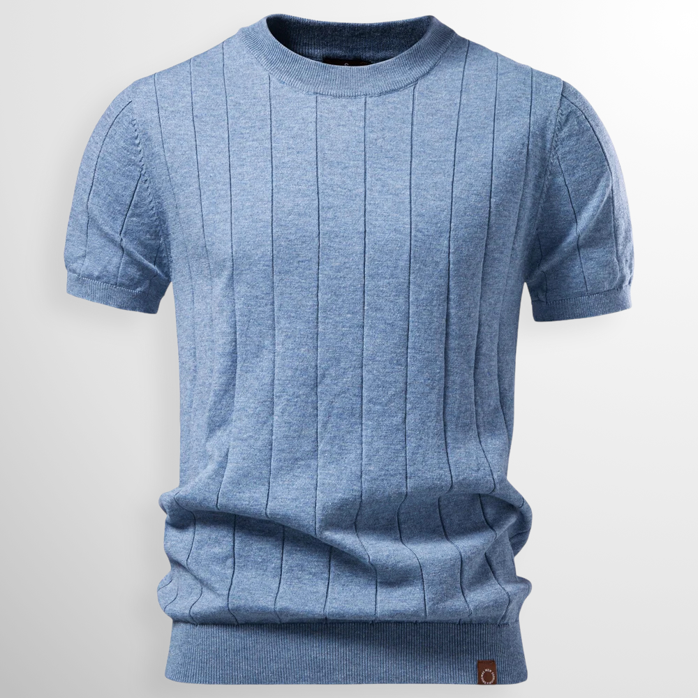Luca | Lyxig ribbad t-shirt