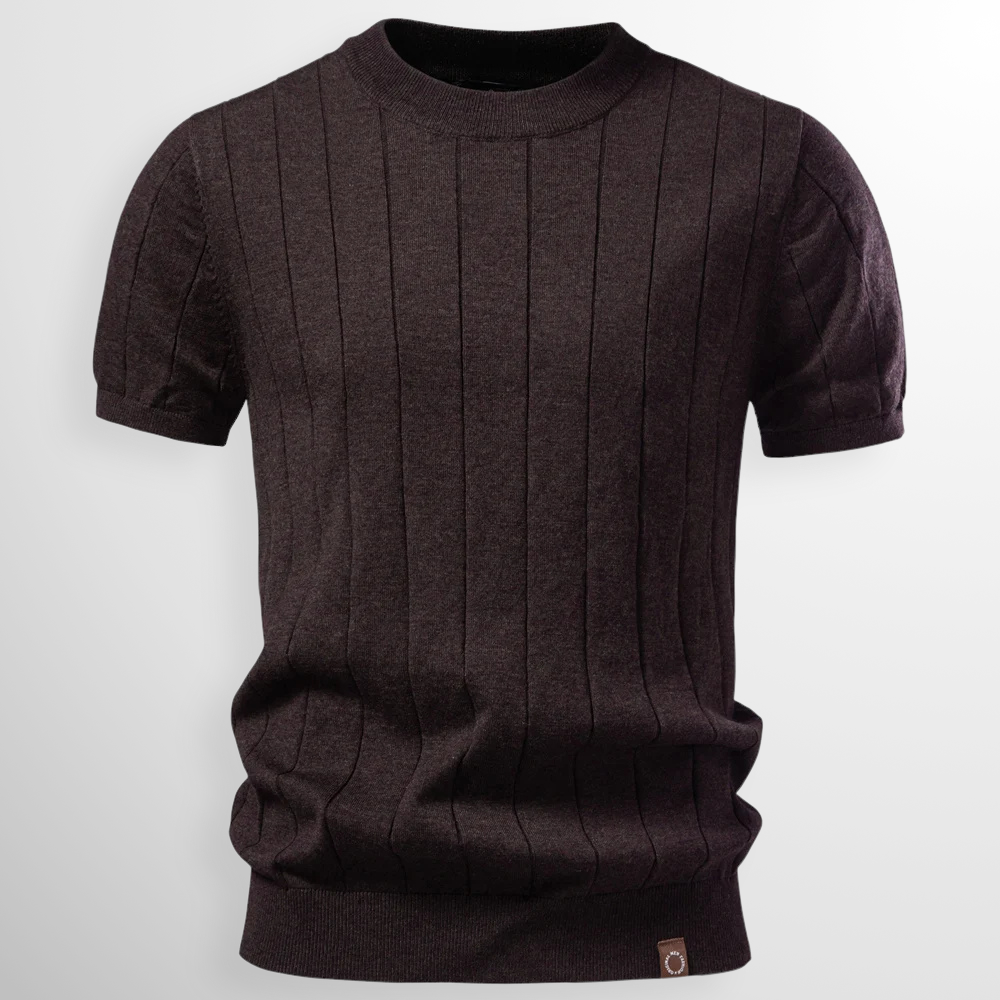 Luca | Lyxig ribbad t-shirt
