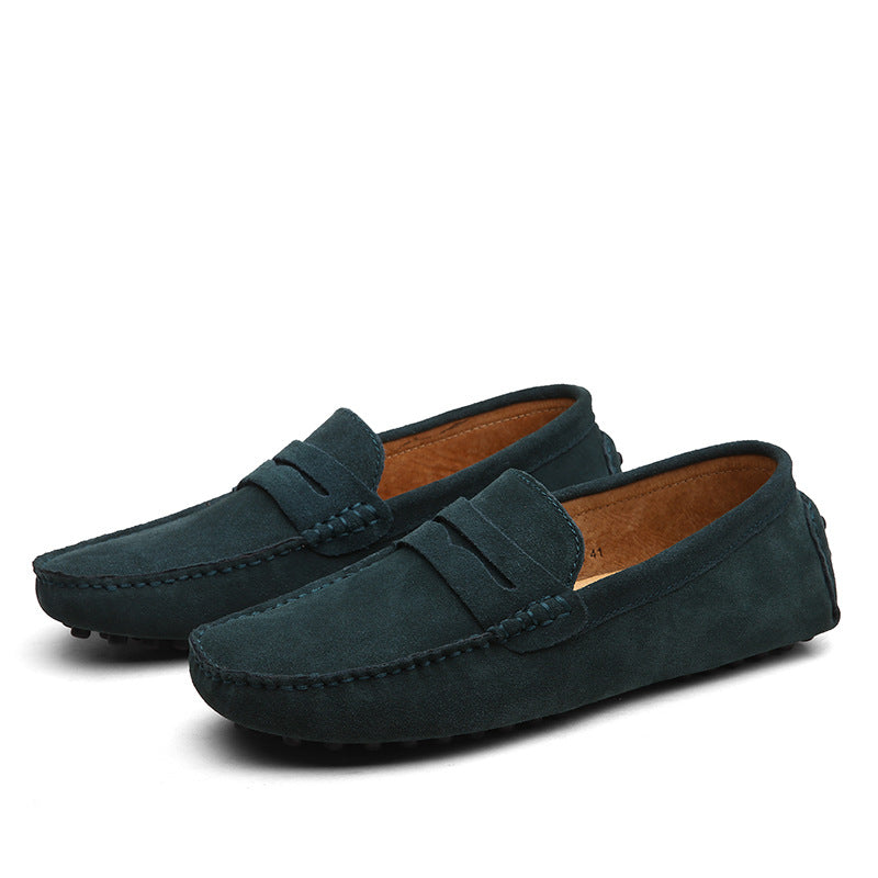 Suede Boat Loafers